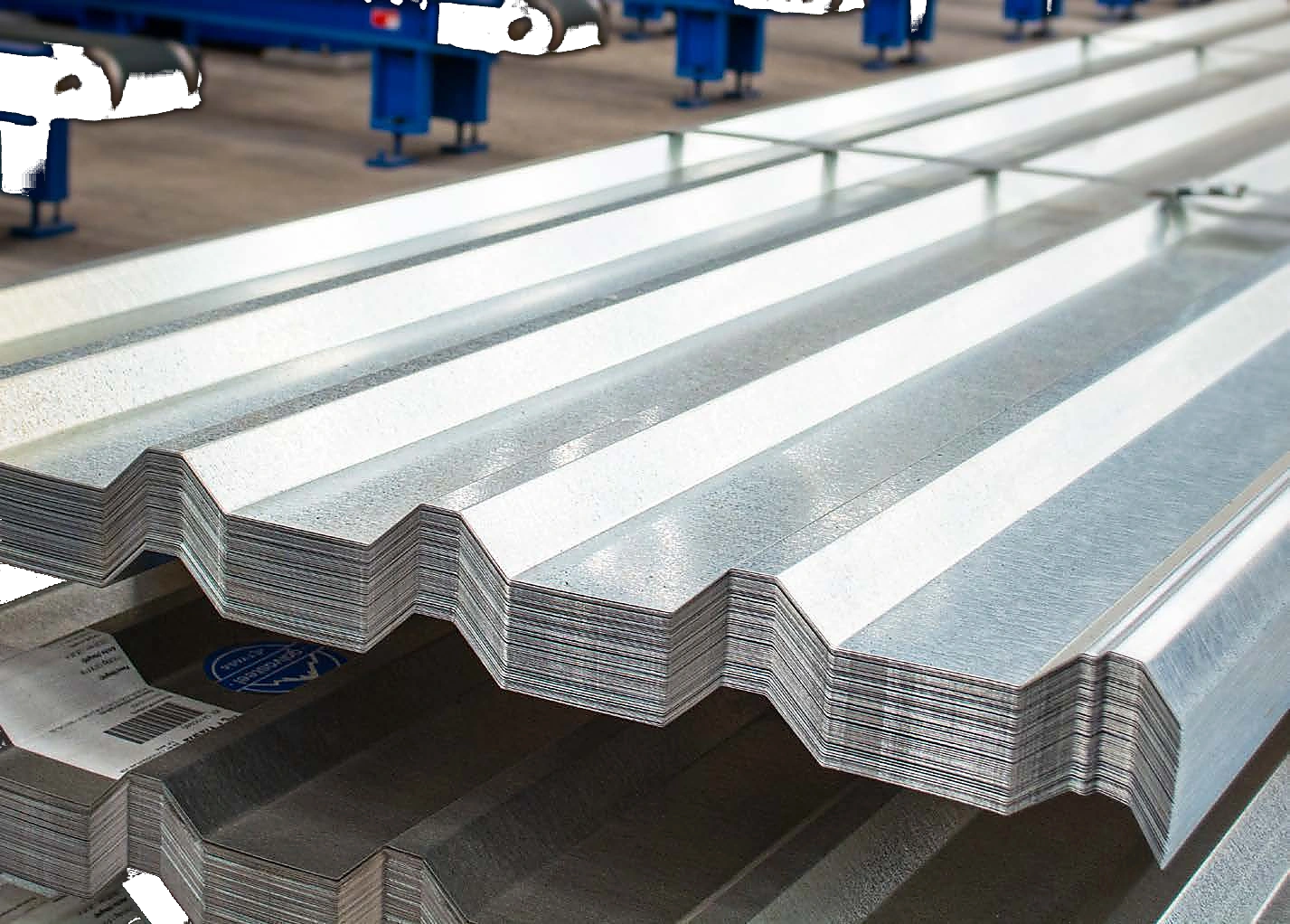 Lámina acanalada y perfiles galvanizados