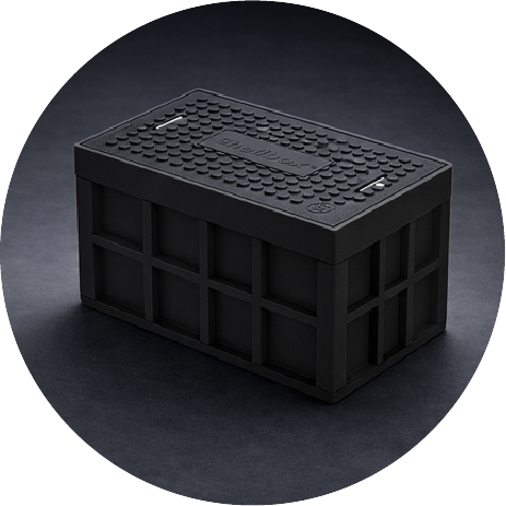 Ilustración oficial de Registro modular Shellbox Oliva